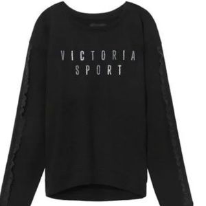 Victoria secret sport black sweatshirt size large